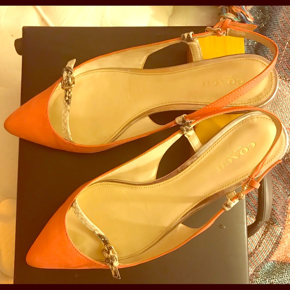Coach Wooster slingback flats